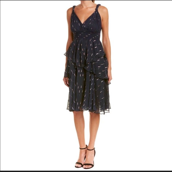 Rebecca Taylor Dresses & Skirts - EUC Rebecca Taylor Silk Chiffon Cocktail Dress